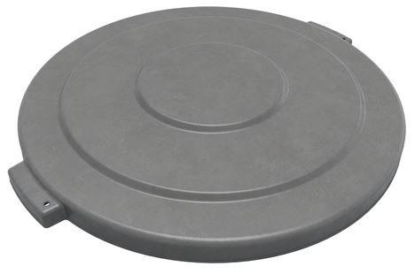 LID TRASH CAN PLASTIC GRAY F/20GAL ROUND CAN - Lids